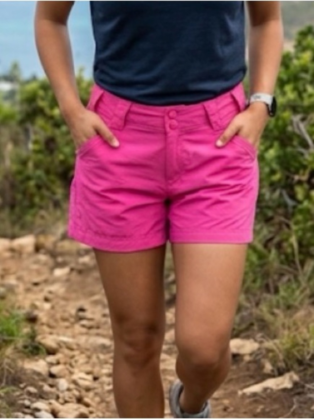 Columbia Women's Bright Pink Outdoor Shorts